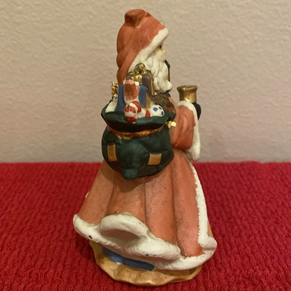 Porcelain Santa Clause‎ bell Christmas